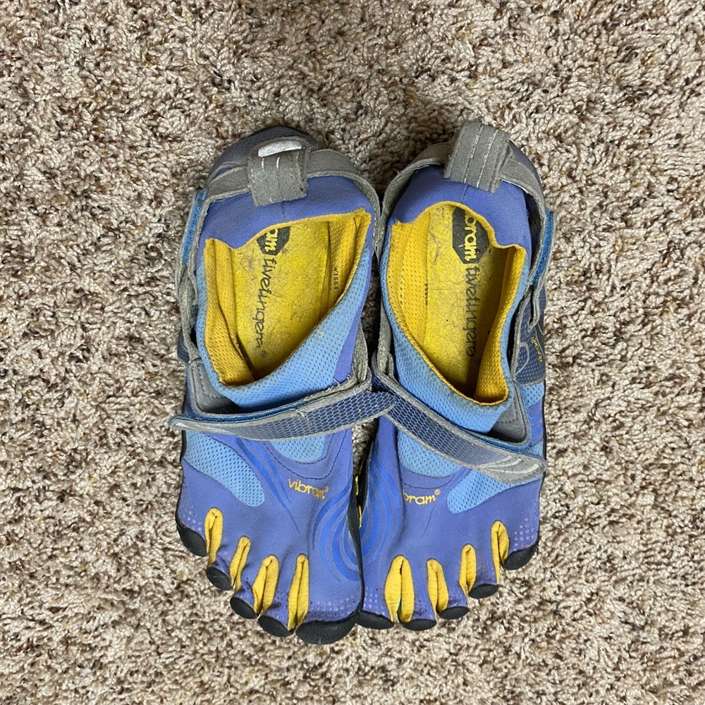 Vibrant running shoes